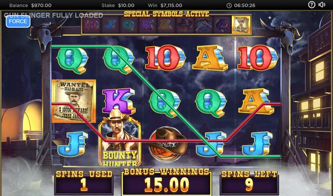 Free Spins Paytable