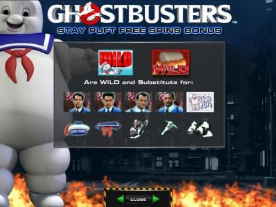 stay puft free spins bonus wild symbol rules