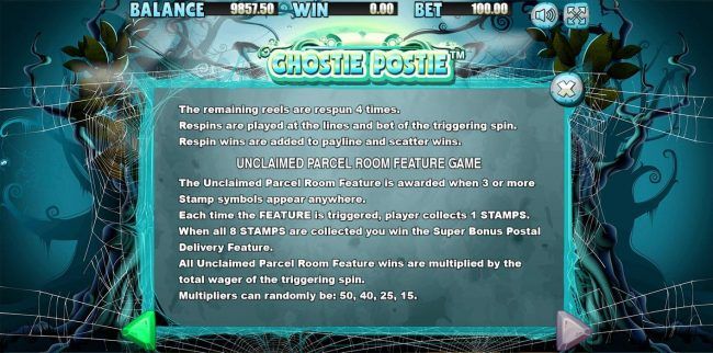 Unclaimed Parcel Room Feature Game Rules