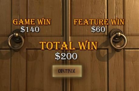 The free games features pays out a total of $200