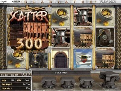 Three Scatter Symbols Pays Out A 300 Coin Jackpot