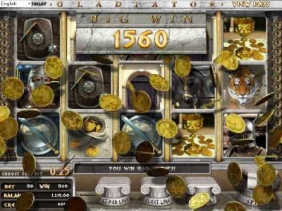 Bonus Feature Pays Out 1560 Coins