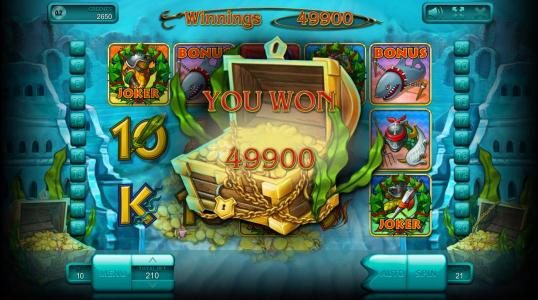 Free Games feature pays out a total of 49,900 for a mega win!