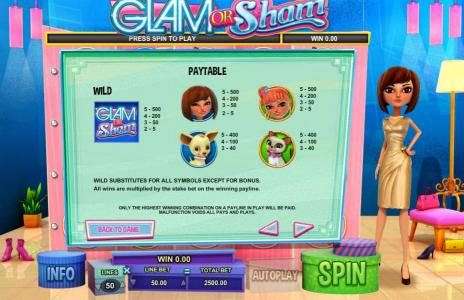 High value slot game symbols paytable