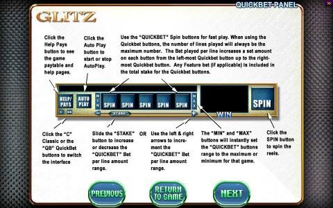 Quick Bet Panel