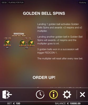 Golden Bell Spins