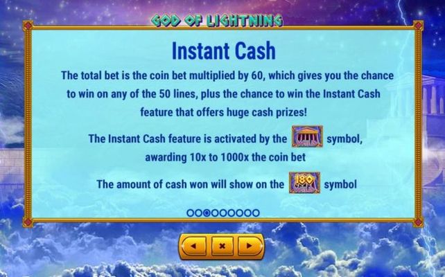 Instant Cash Rules