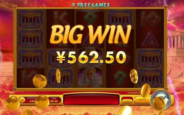 A 562 coin big win