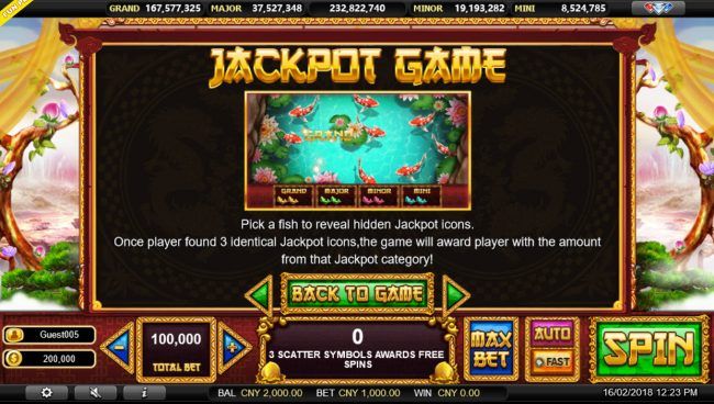 Jackpot Game Rules