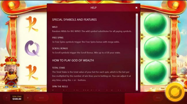 Special Symbols and Features Rules