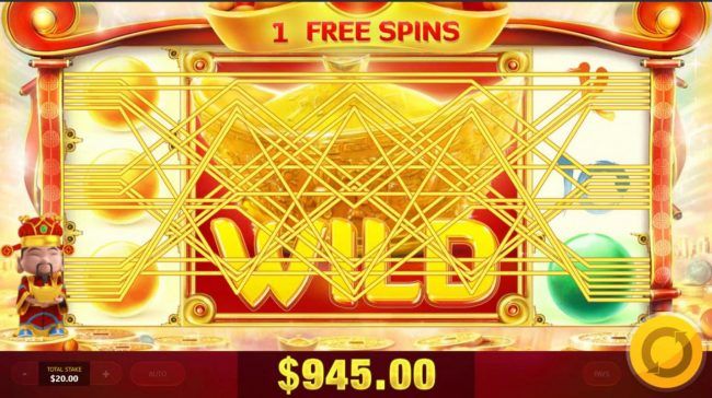 Multiple winning paylines triggers a big win!