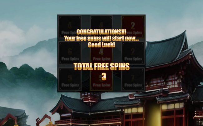 Free Spins Awarded