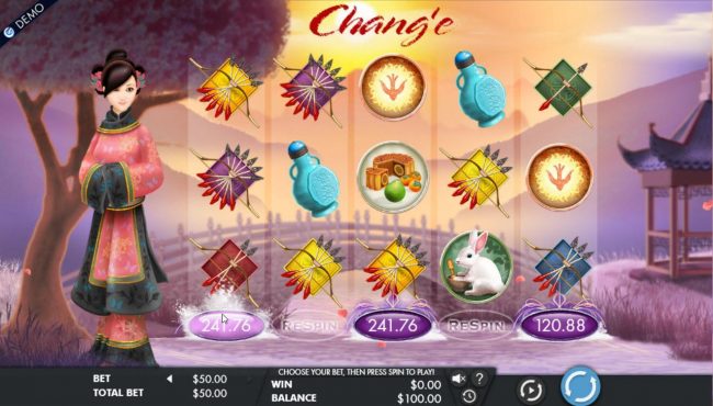 Respins feature activated. Select a reel to respin for a chance to land another scatter.