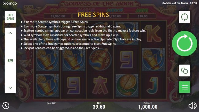 Free Spins Rules