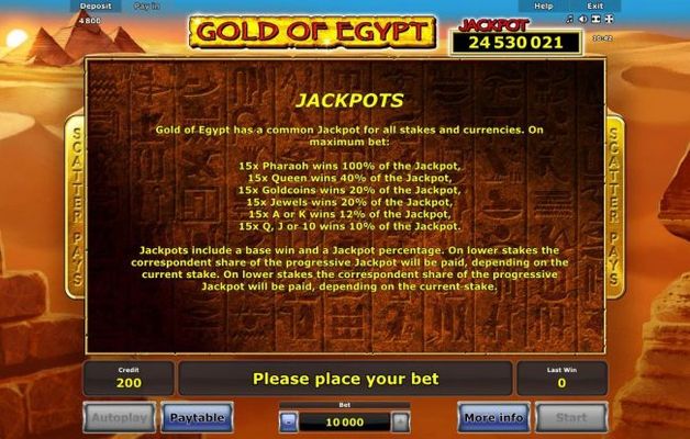 Jackpot Feature Rules