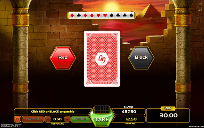 Gamble Feature Game Board