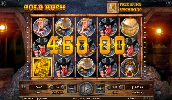 Multiple winning paylines triggers a big win