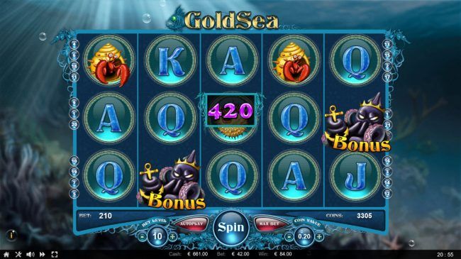 A winning four of a kind