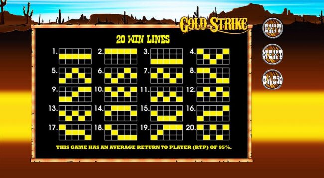 Win Lines 1-20