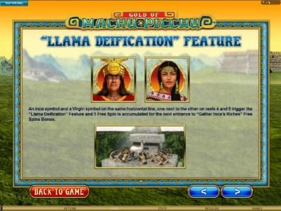 Llama Deification feature rules