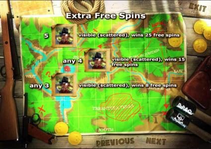 extra free spins rules