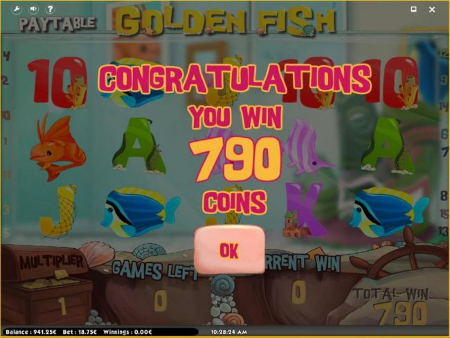 Free Games feature pays out a total of  790 coins.