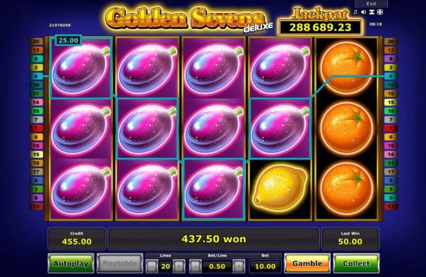 Multiple winning paylines triggers a big win