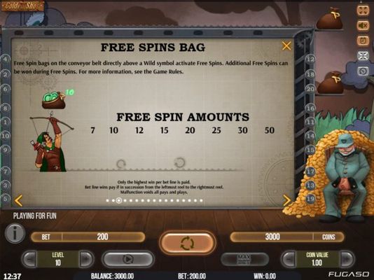 Free Spins Rules