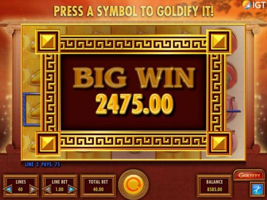A 2475.00 Big Win