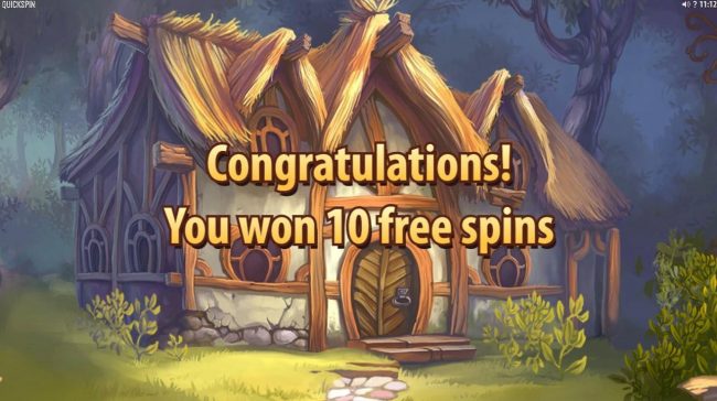 10 Free Spins Awarded