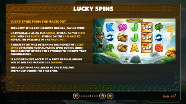 Lucky Spins from the Magic Pot -The lucky spins are improved normal spin.