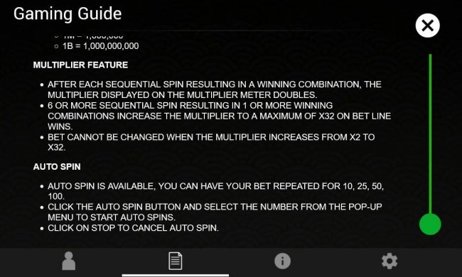 Multiplier Feature Rules