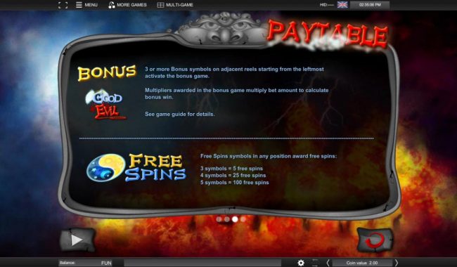 Bonus and Free Spins Features Rules