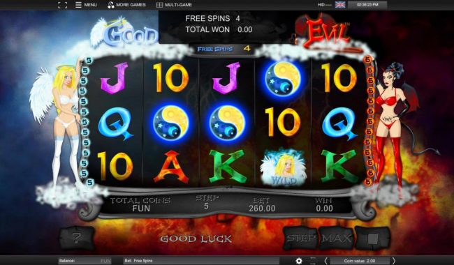 Landing 3 or more scatters during the free spins feature will re-trigger the feature