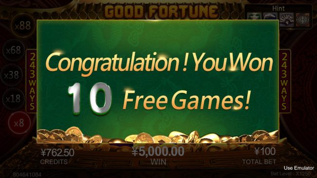 10 Free Games Awarded