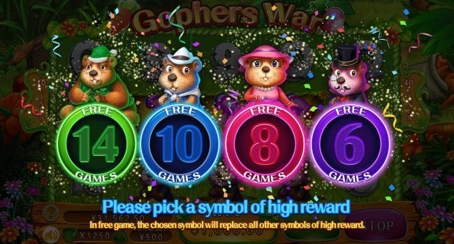 Pick your free spins feature