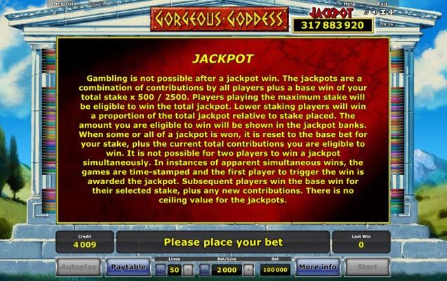 Jackpot Rules