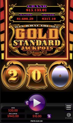 Gold Standard Jackpots :: A win