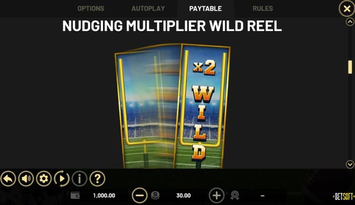 Nudging Multiplier Wild Reel
