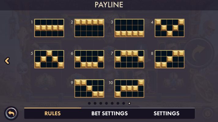 Paylines 1-10