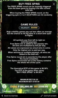 General Game Rules