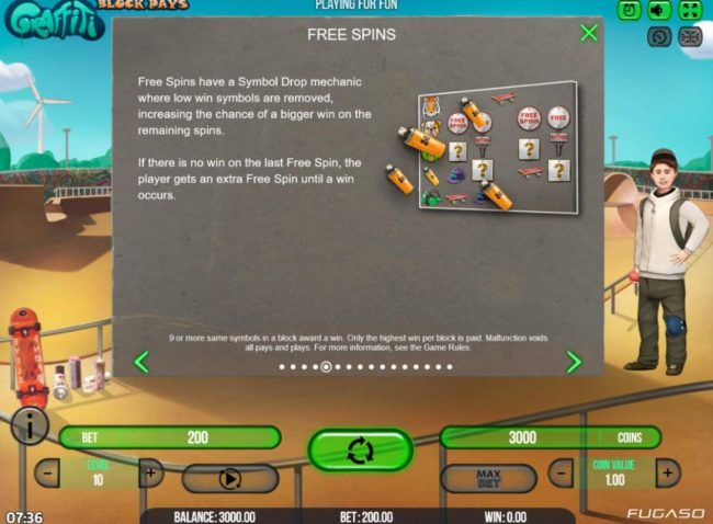 Free Spins Rules