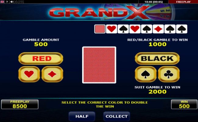 Gamble Feature Game Board