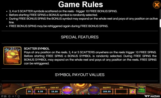 Scatter Symbol Rules