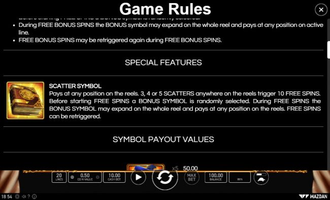 Wild and Scatter Symbol Rules