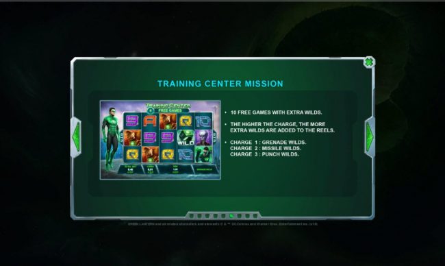 Training Center Mission - 10 Free Games with Extra Wilds.