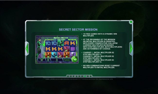 Secret Sector Mission - 10 Free Games with a dynamic multiplier.