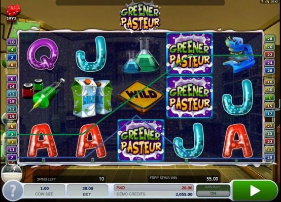 Free Spins Game Board