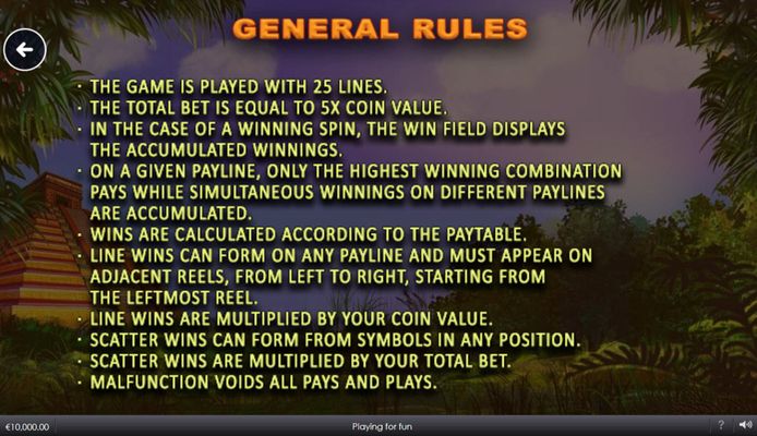 General Game Rules