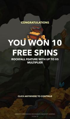 10 Free Spins Awarded